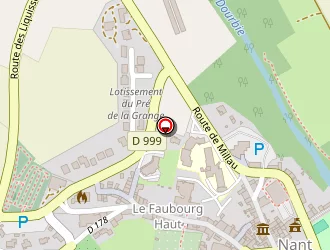 Carte de Foissac William à Nant