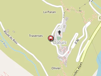 Carte de Salle Des Fetes à Daluis