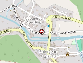 Carte de La Poste à Saint-jean-du-bruel