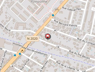 Carte de Association Inservest à Montauban