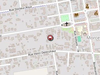 Carte de Beclier à Morcenx