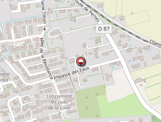 Carte de Tennis Club Monteux à Monteux