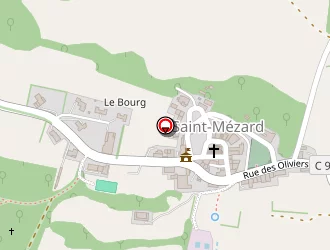 Carte de Ecole Publique à Saint-mézard
