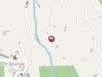 Carte de Lou Regalou à Saint-martial