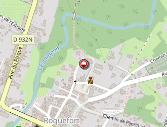 Carte de Café De La Poste à Roquefort