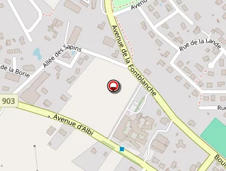 Carte de Ehpad Jb Delfau à Réquista