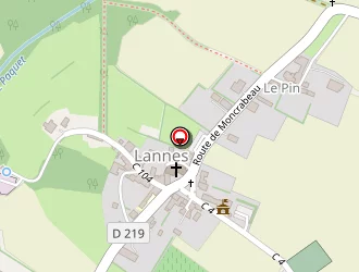 Carte de Nègre Francis à Lannes