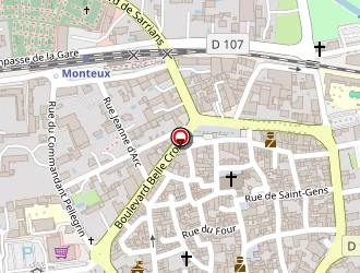 Carte de Le Tual à Monteux