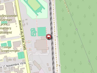 Carte de Hôtel Bellevue à Morcenx