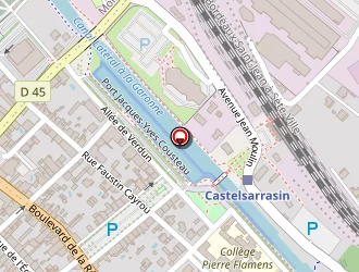 Carte de Castel Piscines à Castelsarrasin