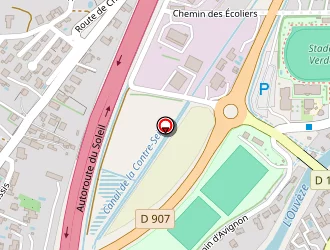 Carte de Stades De Foot Ball à Bédarrides