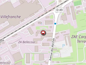 Carte de Côté Route Ayme à Carpentras