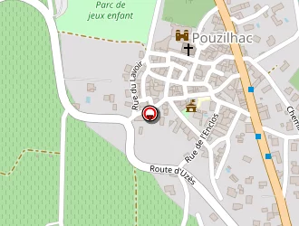 Carte de J.a à Pouzilhac