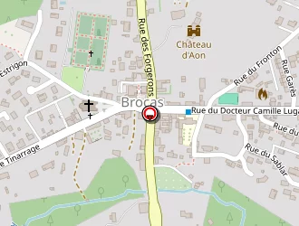 Carte de Daniel Bodin à Brocas