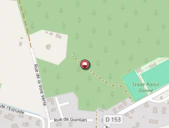 Carte de Hôtel De La Gare à Brocas