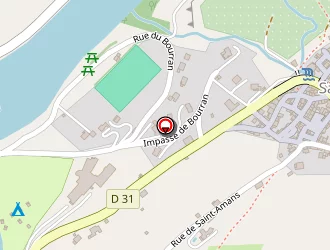 Carte de Les Raspes à Saint-rome-de-tarn