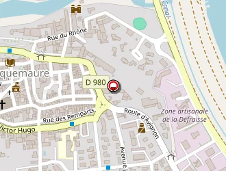 Carte de Centre Des Finances Publiques à Roquemaure