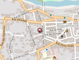 Carte de Vxs à Roquemaure