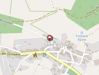 Carte de Fabre Galzin à Saint-victor-et-melvieu