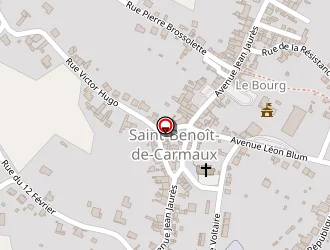 Carte de Natacha Coiffure à Saint-benoît-de-carmaux