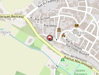 Carte de Urthaler à Mézin