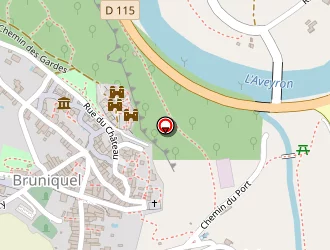 Carte de Preleur Florence à Bruniquel