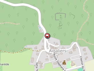 Carte de La Cigalière à Aigaliers