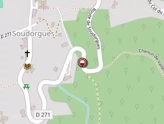 Carte de S.i.c.a Biotope à Soudorgues