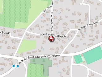 Carte de Bat Sup à Saint-victor-la-coste