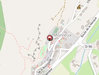 Carte de La Poste à Monieux