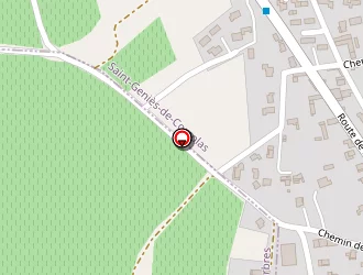 Carte de Favier Gaz à Saint-geniès-de-comolas