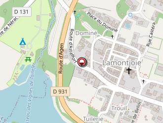 Carte de Saint-germain Arnaud à Lamontjoie