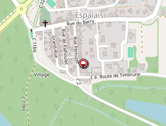 Carte de Le Clos D'espalais à Espalais