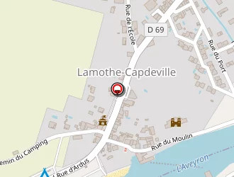 Carte de La Poste à Lamothe-capdeville