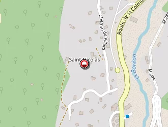 Carte de Vésubie Peinture à Saint-martin-vésubie