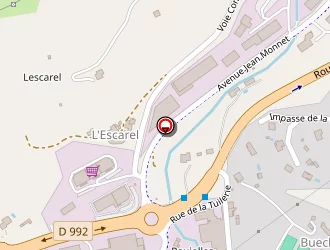 Carte de Roussel Inox à Creissels