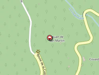 Carte de Camping La Mério à Saint-martin-vésubie