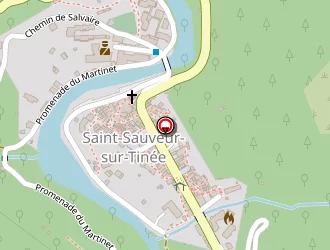 Carte de Au Relais D'auron à Saint-sauveur-sur-tinée