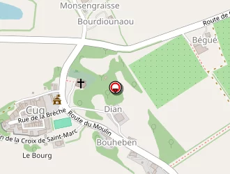 Carte de Bernies (earl) à Cuq