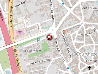 Carte de Le Soustet à Courthézon