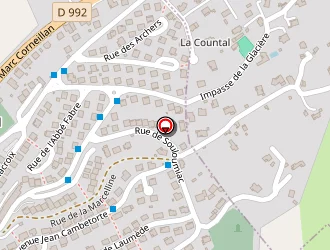 Carte de Laussel Bernard à Creissels