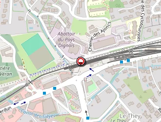 Carte de Aldi Marché à Digne-les-bains