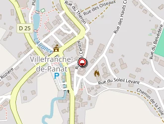 Carte de Ets Fabre à Villefranche-de-panat