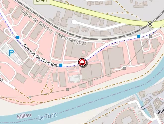 Carte de Aux Compagnons à Millau