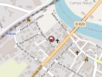 Carte de Ecole Maternelle à Albias