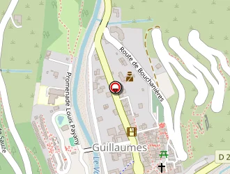 Carte de Clue D'amen à Guillaumes