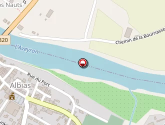 Carte de Boulodrome à Albias