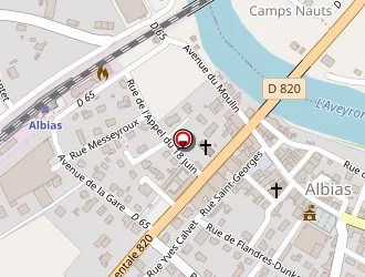 Carte de Martine Coiffure à Albias