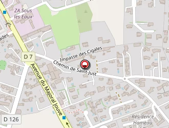 Carte de Jeay à Aubignan