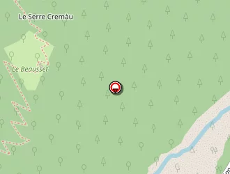 Carte de Hôtel Du Boréon à Saint-martin-vésubie